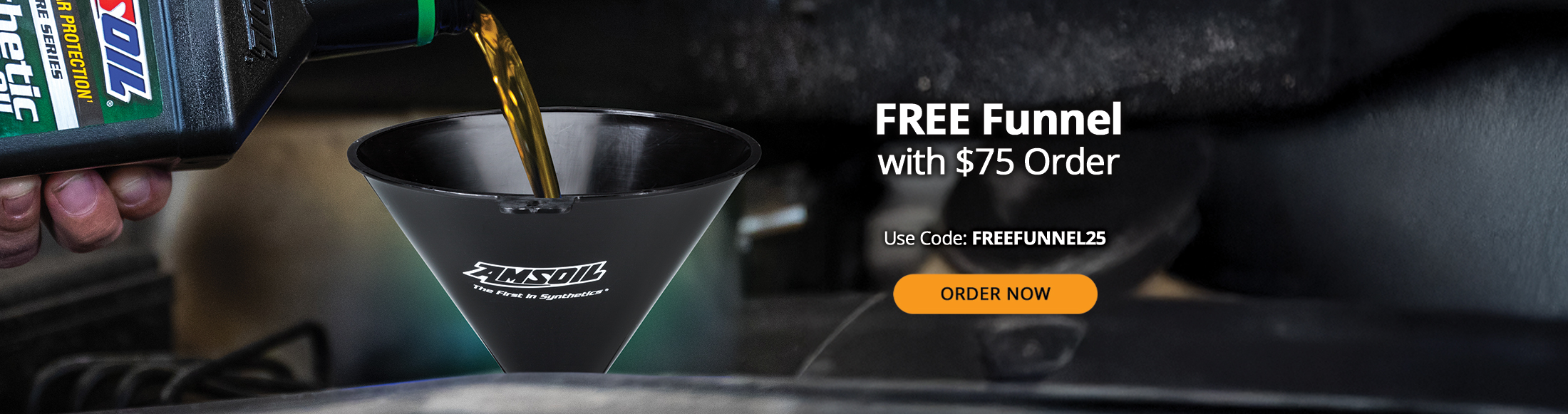 Free funnel with $75 order. Use Code: FREEFUNNEL25. Order Now. *Exclusions apply.